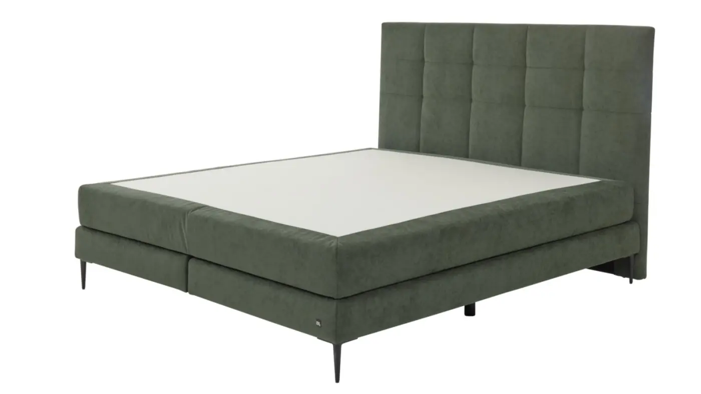 Interliving Boxspringbett Serie  1425 grün LF 180 x 200 cm