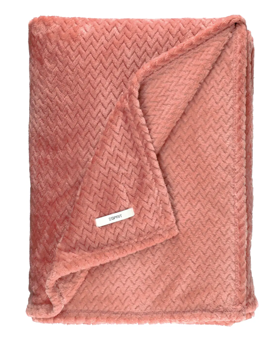 ESPRIT Plaid  uni rosa 150x200cm