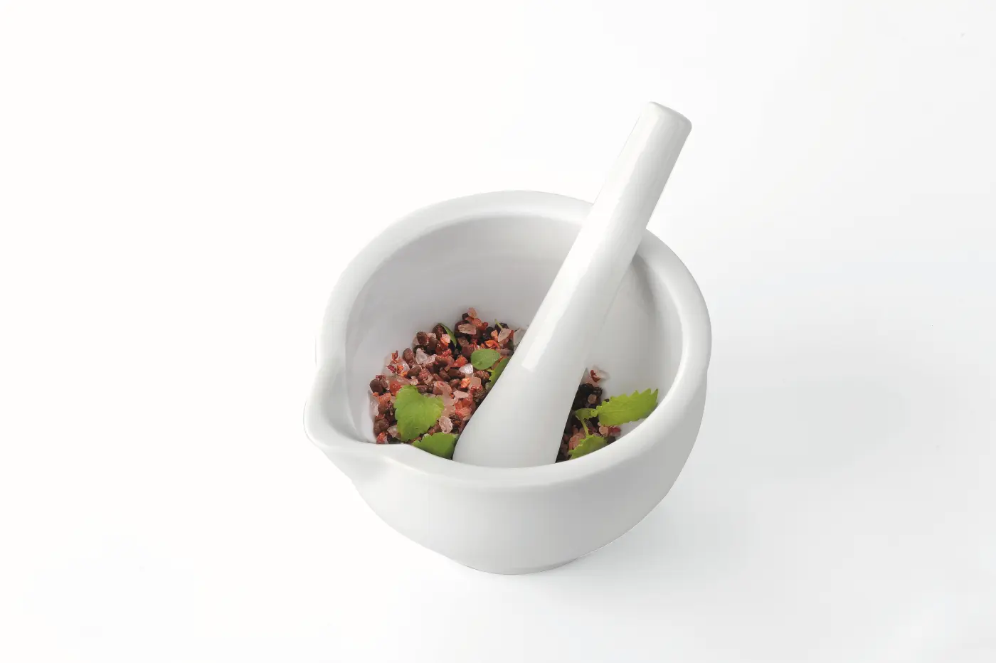 GEFU Mörser MACINO  Ø 7 7 cm weiß Porzellan