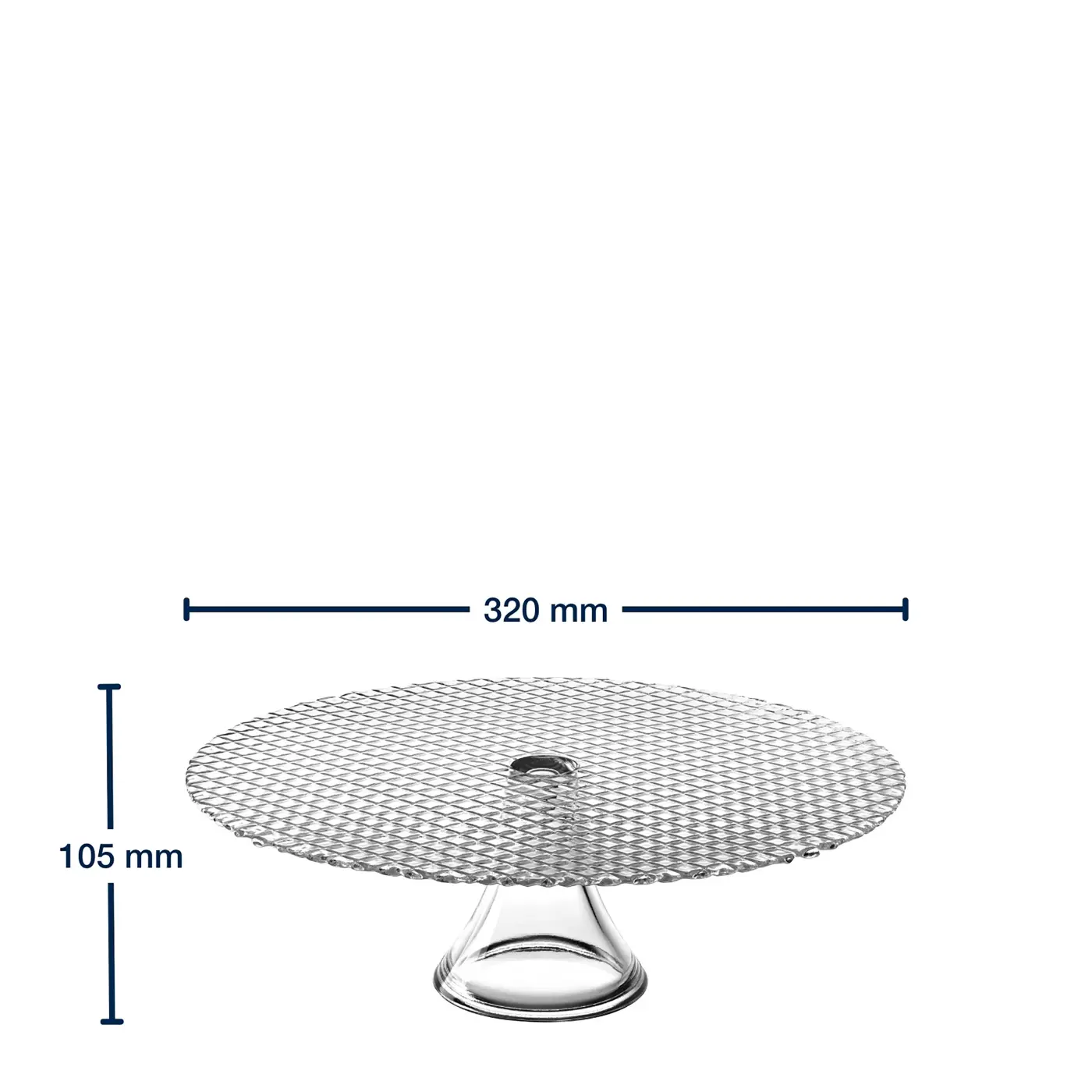 Leonardo Platte SOLE klar 10,5 cm
