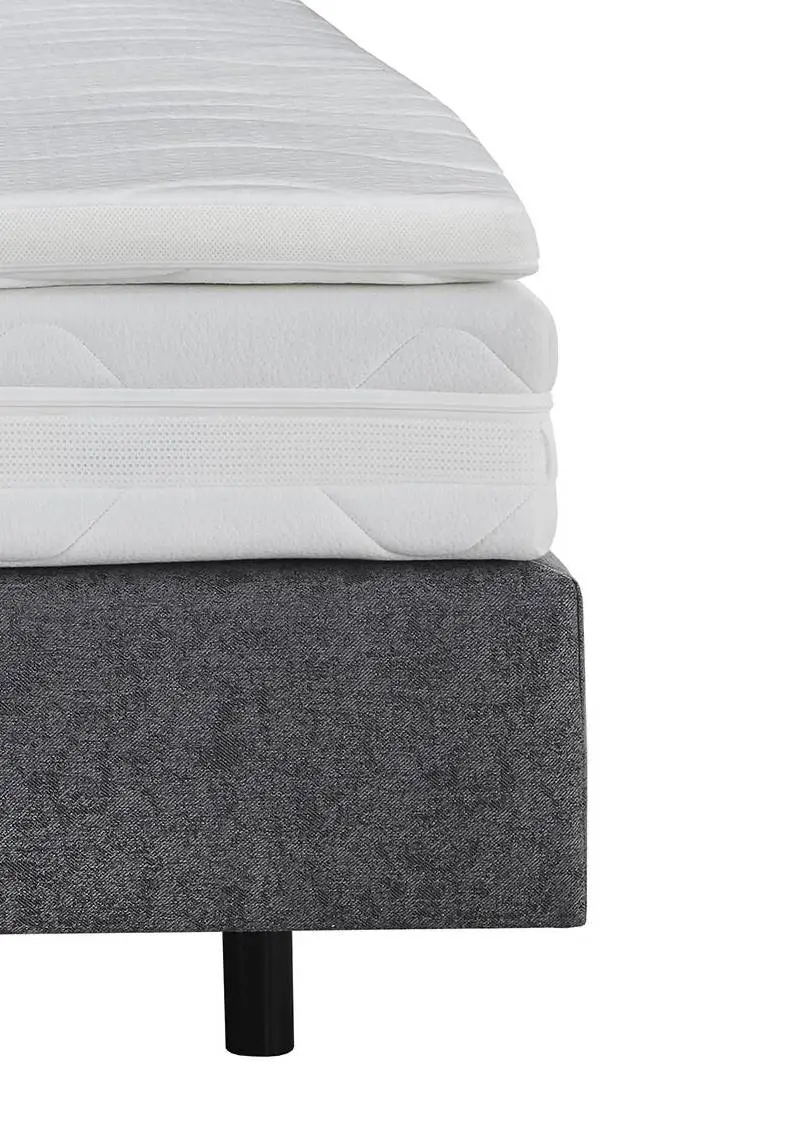 Frankenstolz  Boxspringbett BXB Express dunkelgrau LF 180 x 200 cm
