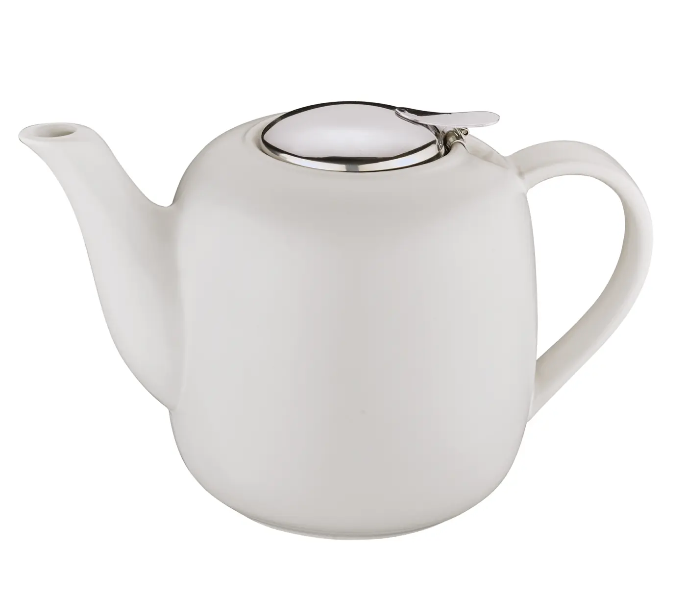 Küchenprofi  Teekanne LONDON, 1,5 L weiß TEA Keramik, Edelstahl