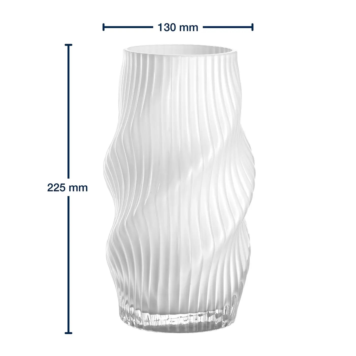 Leonardo Vase VERDI weiß 24 cm