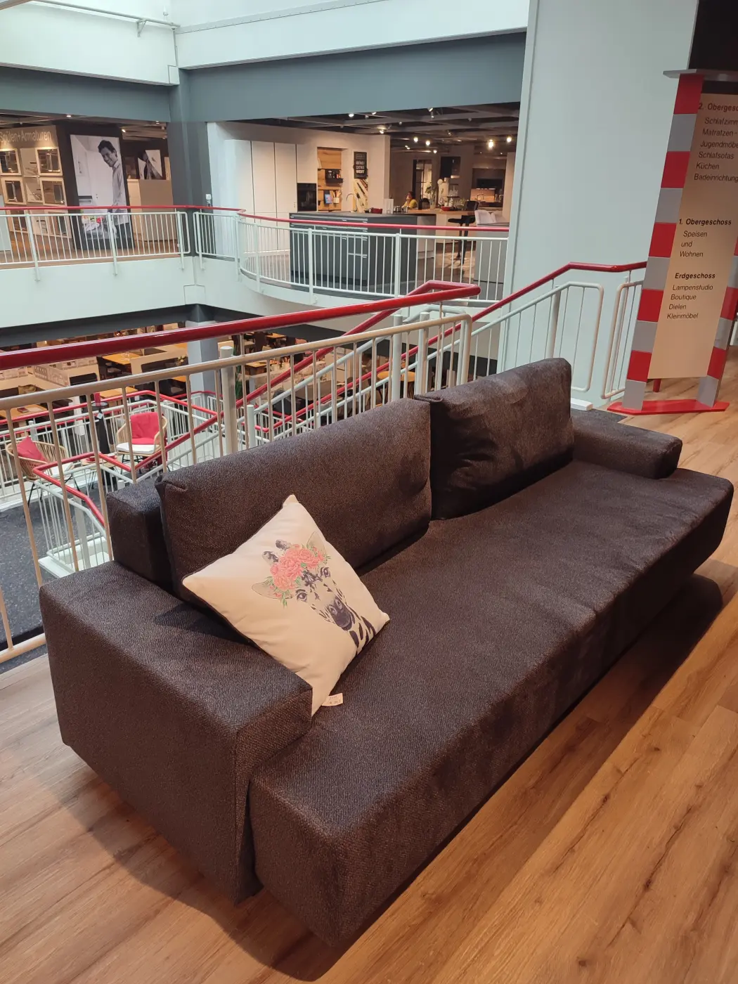 sun garden  Bigsofa SO230 Bremen  Grau LF ca. 144 x 197 cm