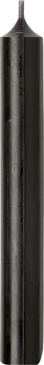 IHR Stabkerze Cylinder Candle Black black Ø2,2X18 cm