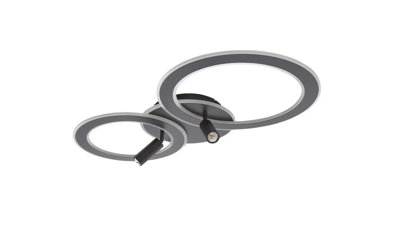 Interliving Deckenleuchte IL 9336 Schwarz