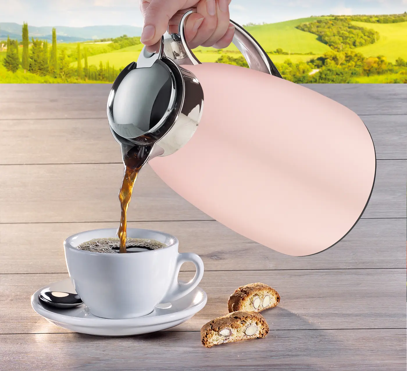 Cilio Isolierkanne VENEZIA rosa matt