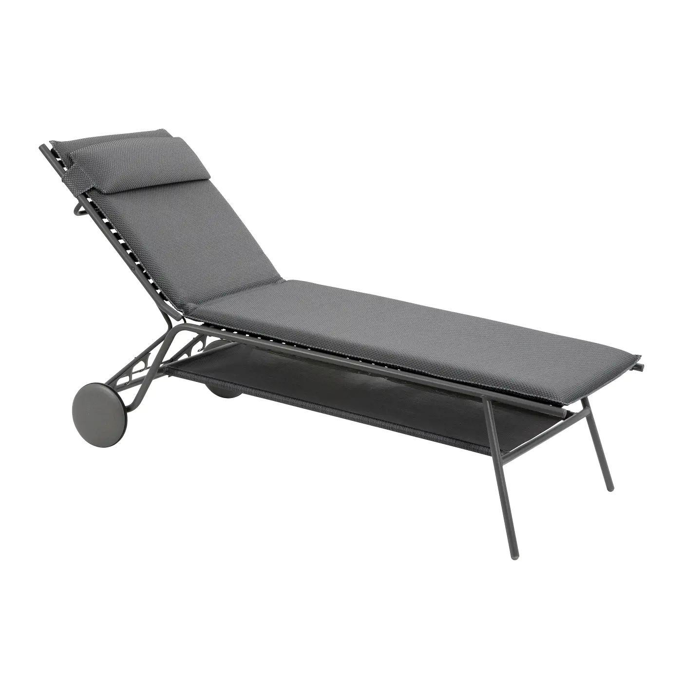 Lafuma Sonnenliege MIAMI II High BeComfort Silver 