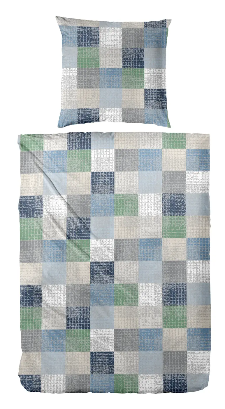 Hahn Biber-Bettwäsche 135x200cm