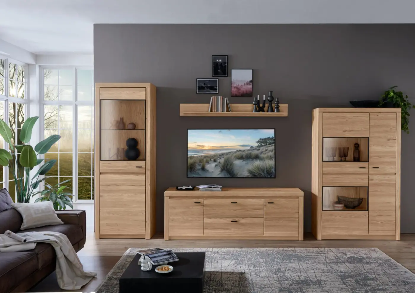 Ideal  Kombination Winston Eiche Gustavson ca. 380 × 210,5 × 42 cm