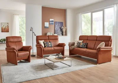 Dietsch  Sofa 2sitzig Korsika Vital Magnum cognac  ca. 145 cm breit