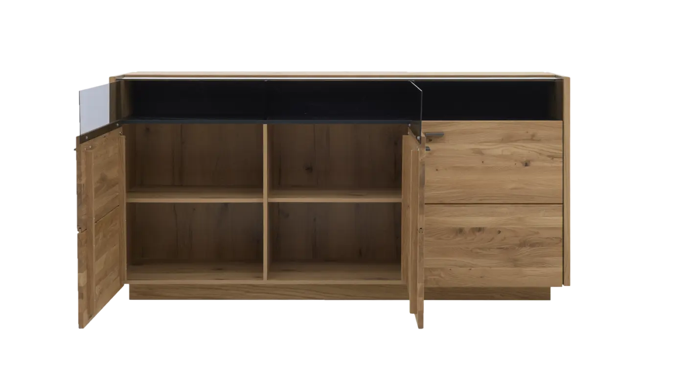 Interliving  Sideboard  Serie 2027  Asteiche geölt  ca. 91,6 x 185,6 cm