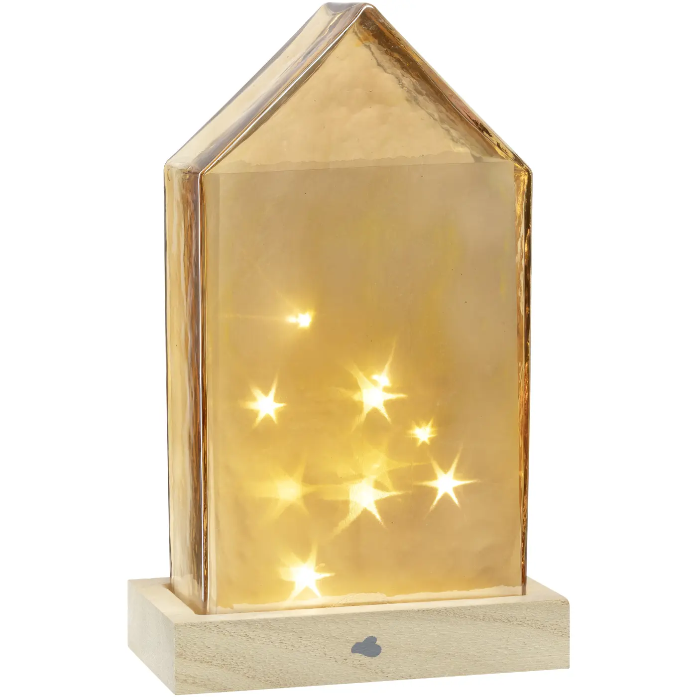 Lenoardo LED Haus Magico amber 25,2 cm