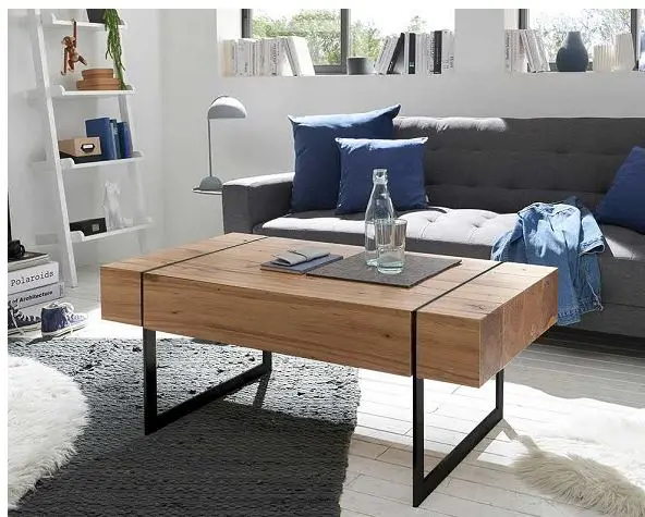 MCA furniture  Couchtisch modern Paphos Asteiche furniert geölt