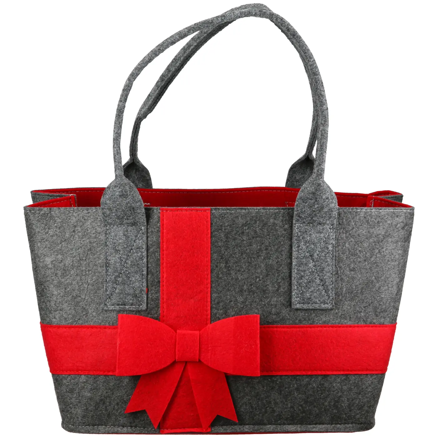 Gilde Tasche dunkelgrau L 22 x B 30 x H 22 cm