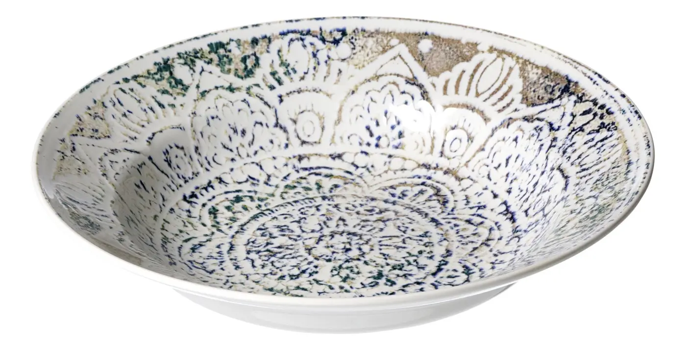 Ritzenhoff & Breker Pastateller  Luigi beige/blau/grün