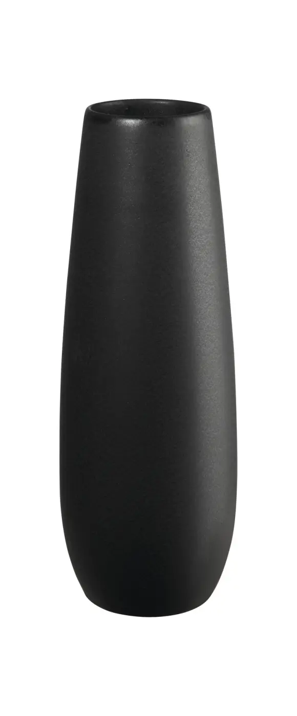 ASA Vase ease schwarz matt D. 8 cm, H. 32 cm
