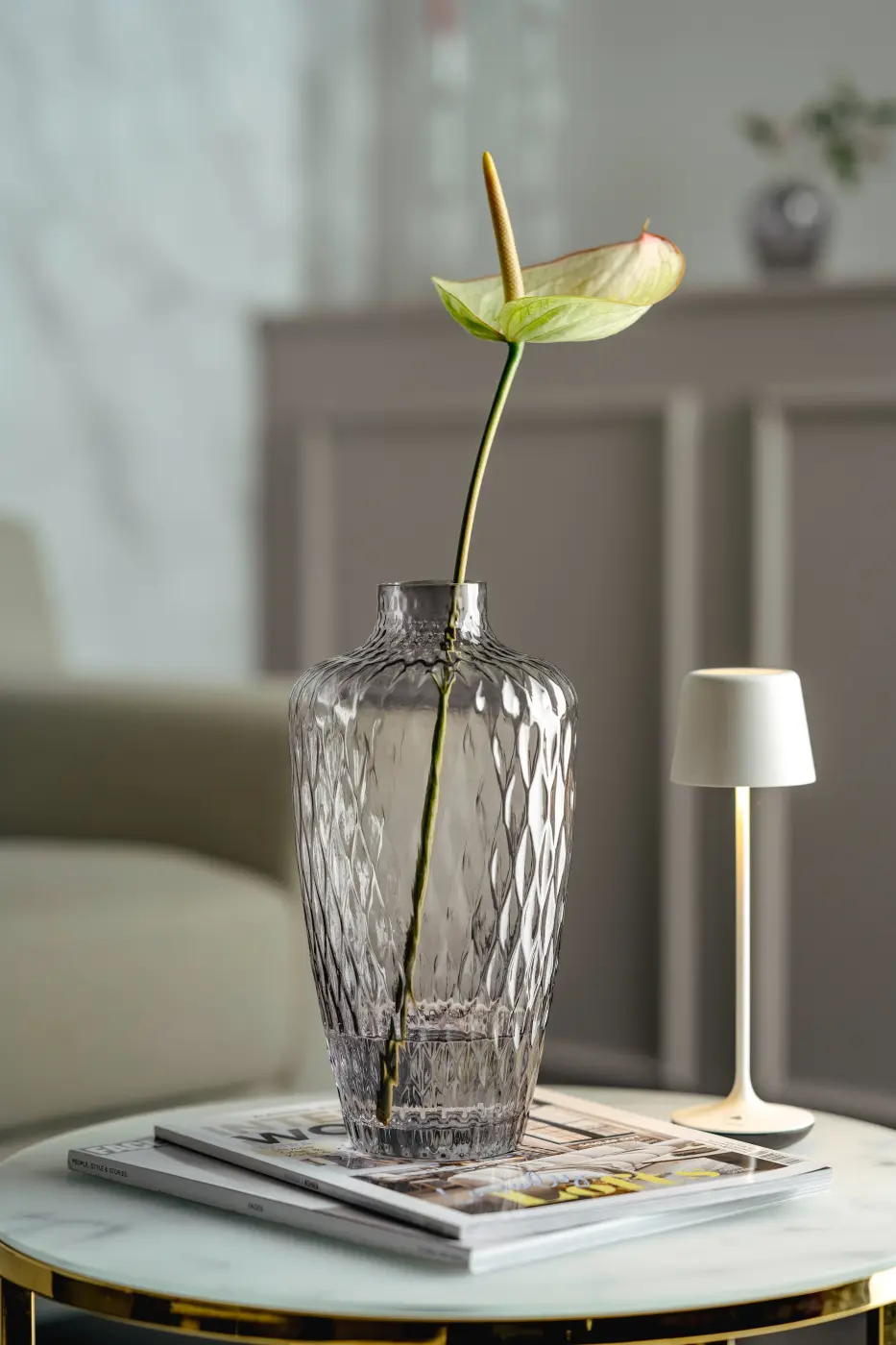 Leonardo Vase GIULIA grau 29,2 cm