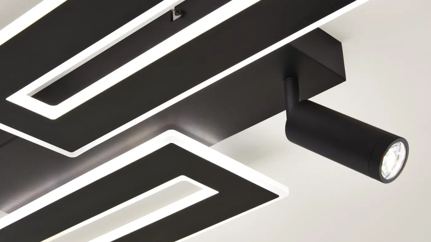 Interliving Deckenleuchte IL 9336 Schwarz