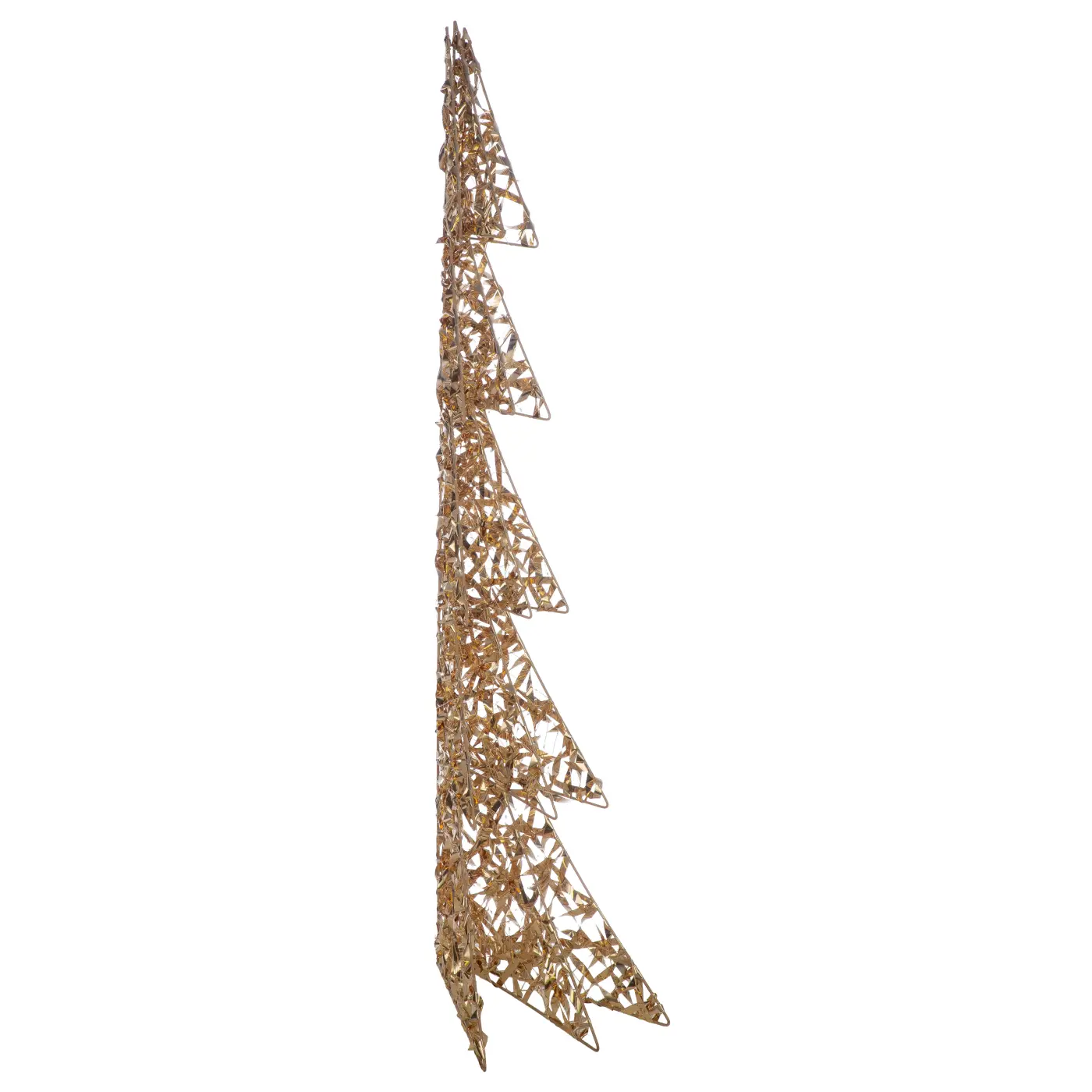 Gilde Handwerk LED-Tannenbaum Flare gold 100 cm