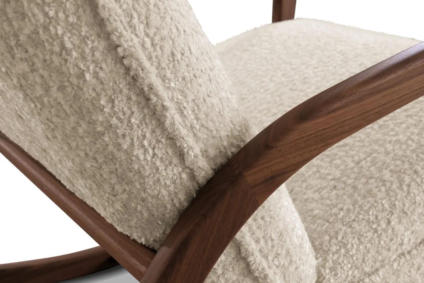 Koinor Schaukelsessel  ICKY-VS Chenille beige