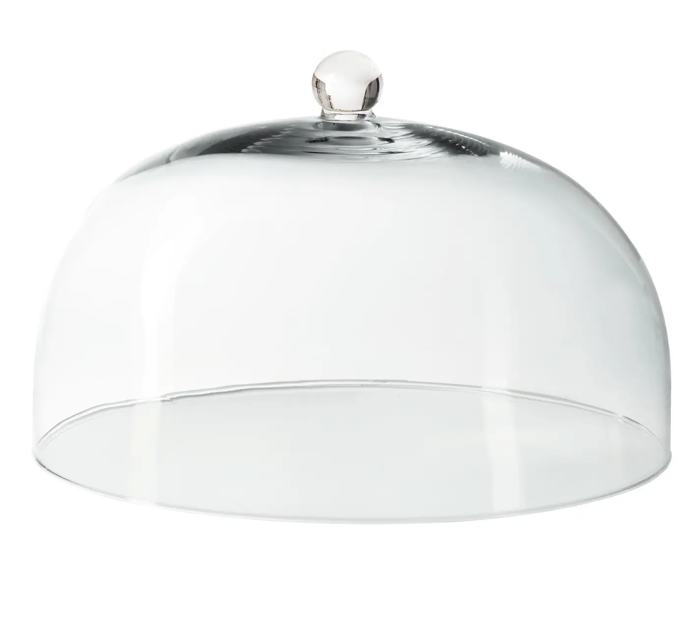 ASA  grande transparent D. 28 cm, H. 20 cm