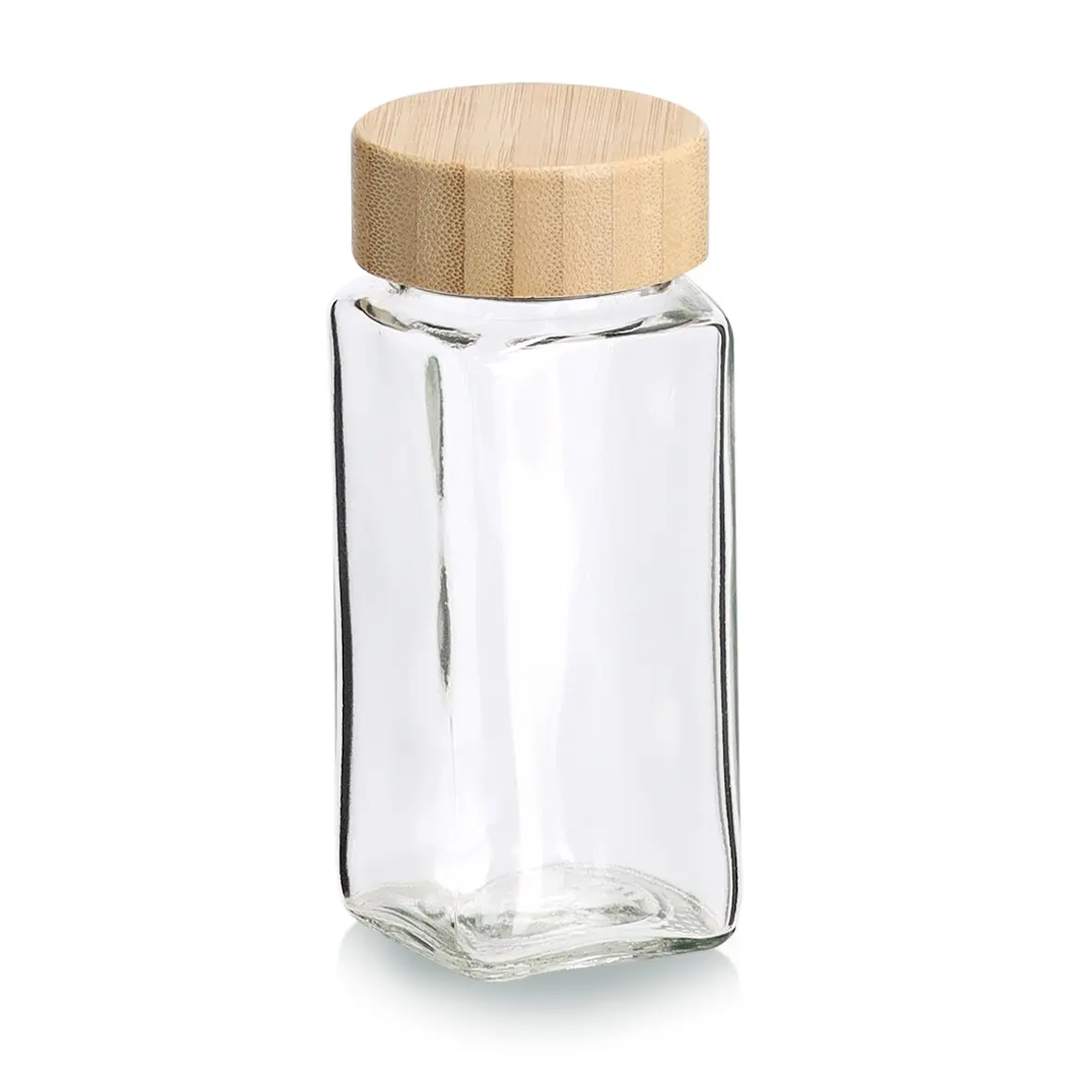 Zeller Gewürzglas mit Bambusdeckel 120 ml