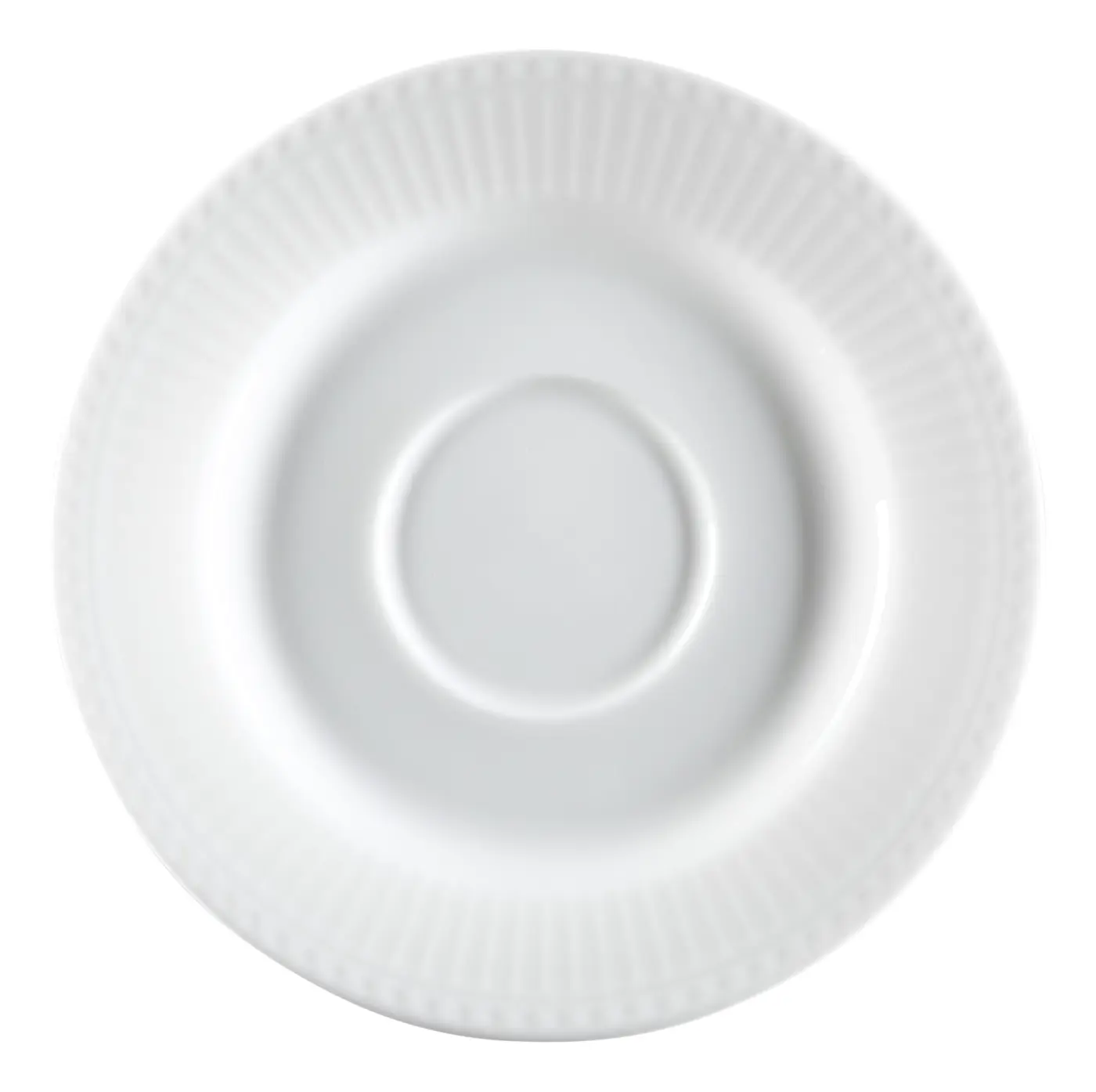RItzenhoff & Breker Kaffeeuntere Sofia weiß mit Reliefdekor 15,5cm