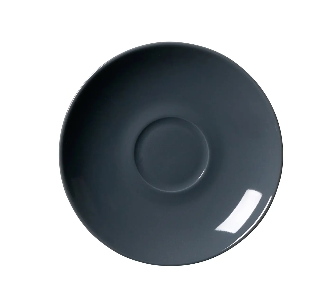 Ritzenhoff & Breker Untertasse DOPPIO Grau H / D ca. 2 x 16 cm