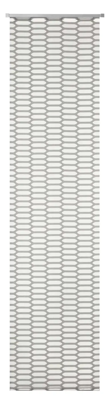 NEUTEX  Schiebevorhang mit Alupaneelwagen MESH-S-60 grau
