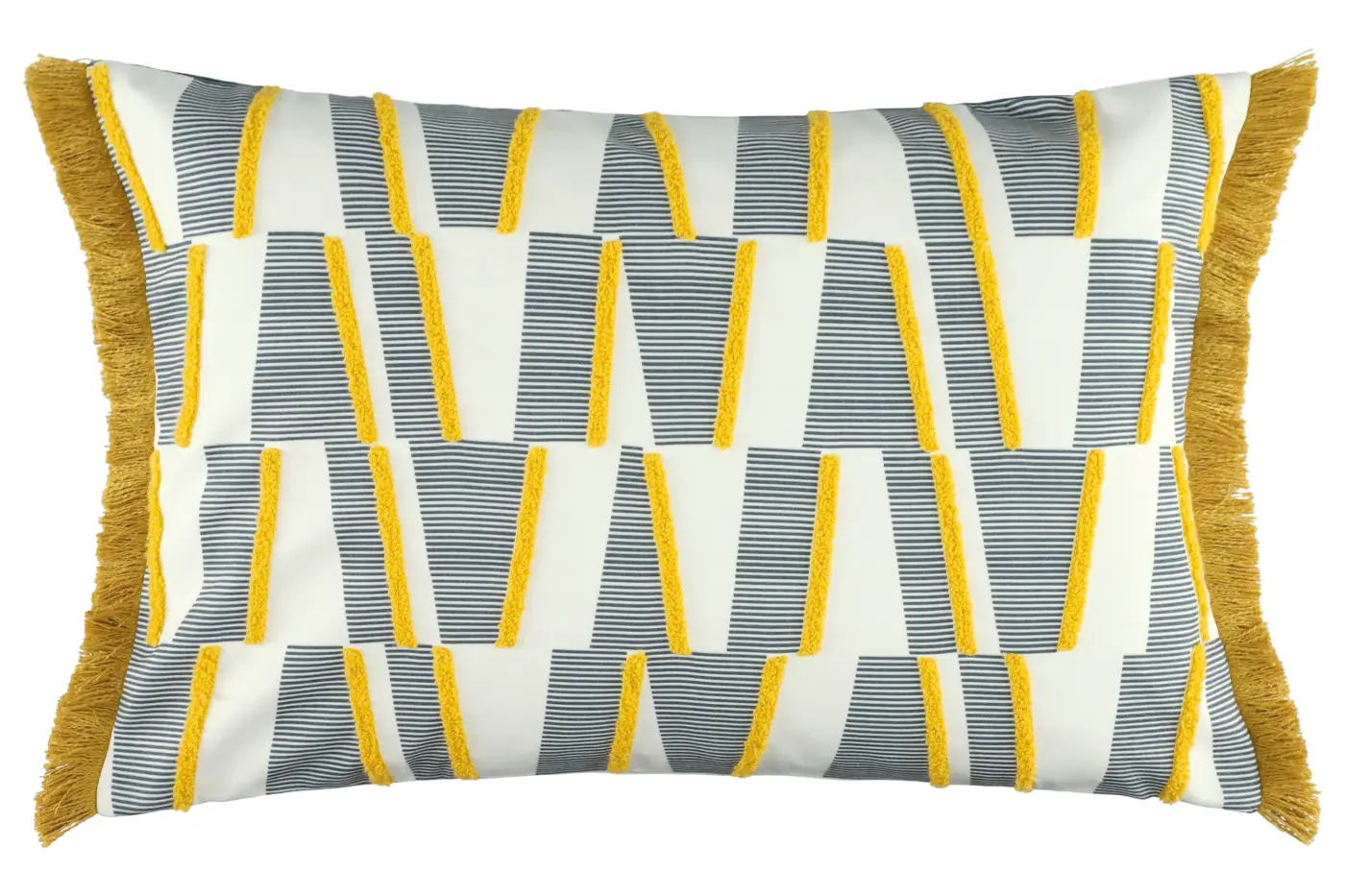 Schöner Wohnen Zierkissenhülle ohne Füllung  Grafisch gelb 38x58cm