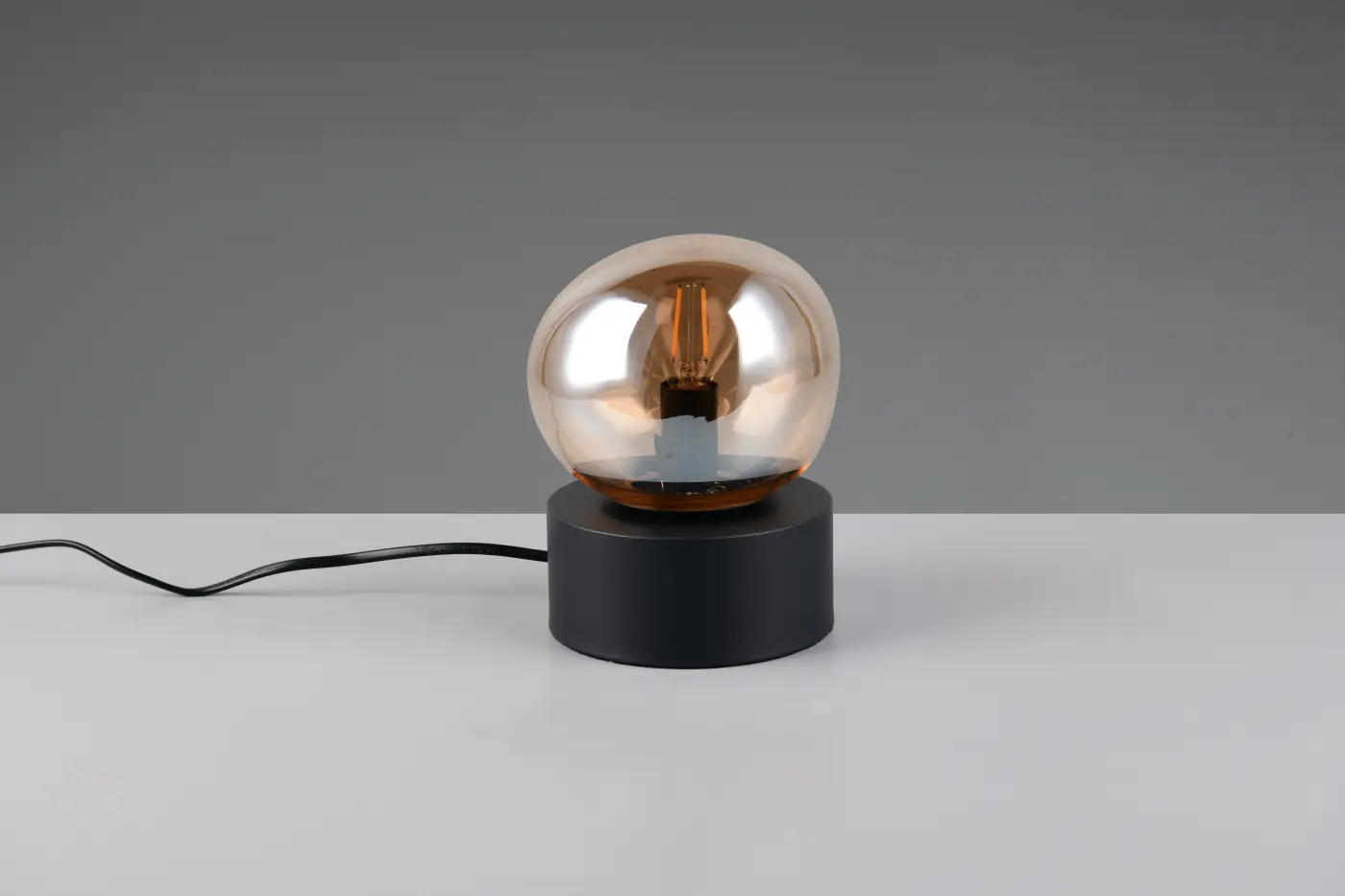 Interliving Tischleuchte Serie 9350 amberfarbig