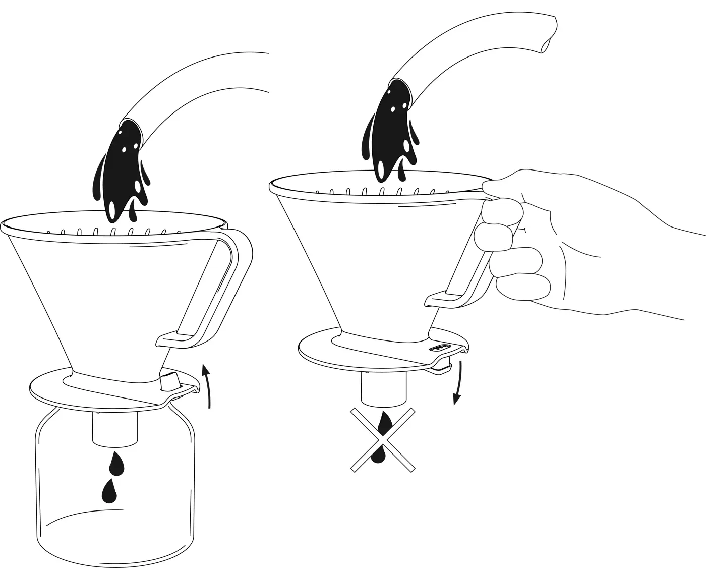 Gefu Kaffeefilter FABIANO Schwarz