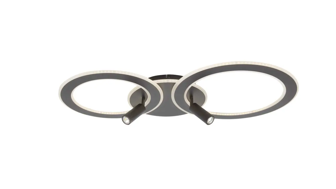 Interliving Deckenleuchte IL 9336 Schwarz