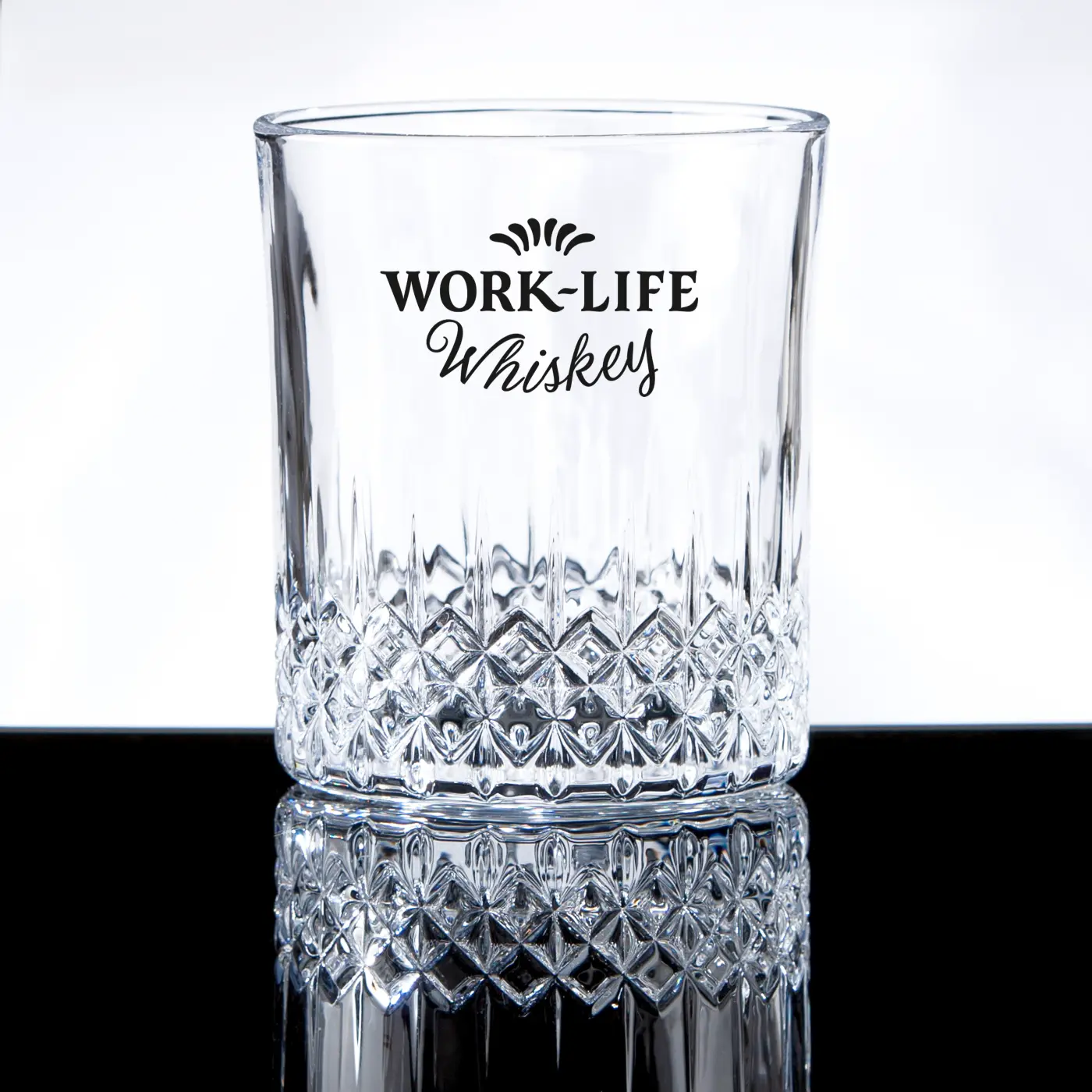 Gilde Set Whiskeyglas Work-Life klar H 9.7 x Ø 8.5 cm