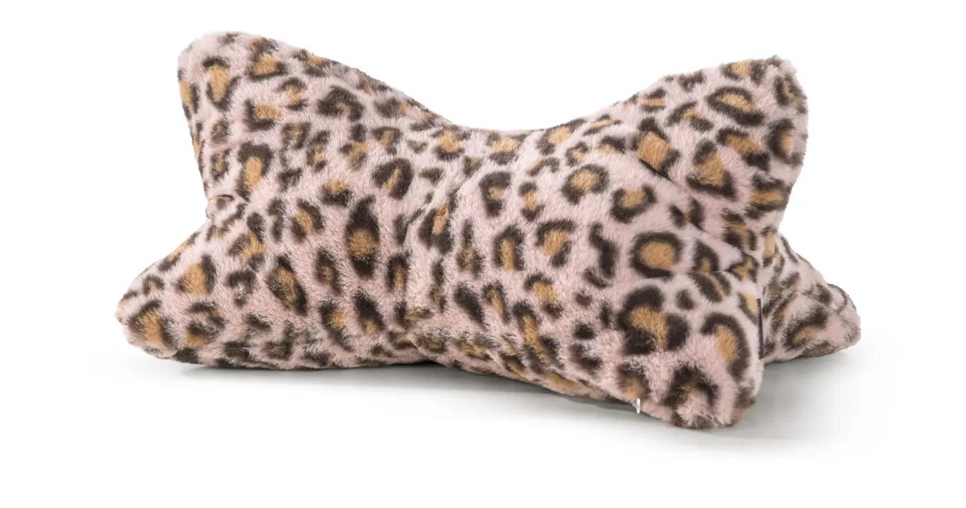 MAGMA Heimtex  Leseknochen PANTHERA  rose  42x22cm 