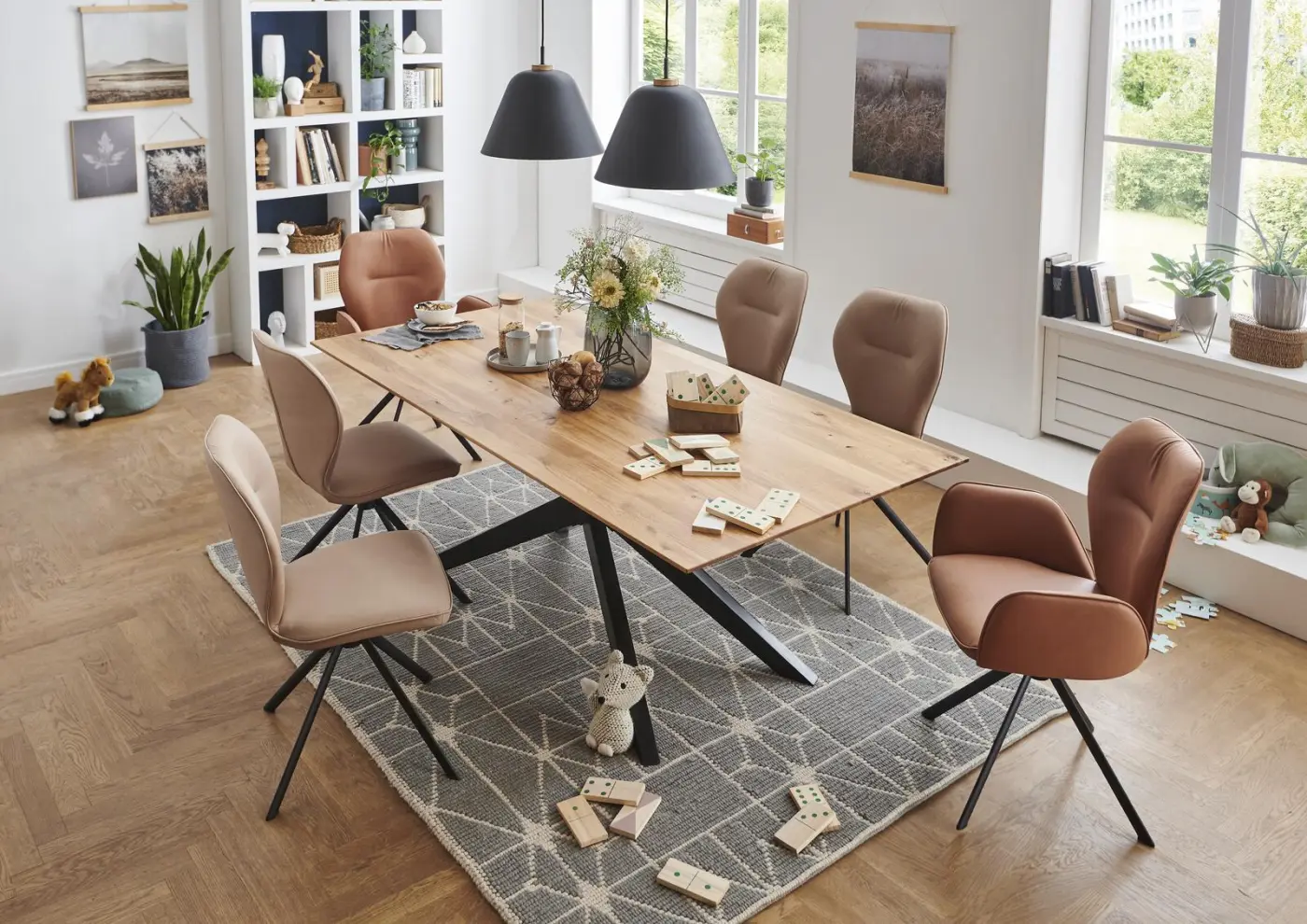 Niehoff  Massivholztafel Cloudy  Charakter Eiche geölt ca. 180 x 100 cm