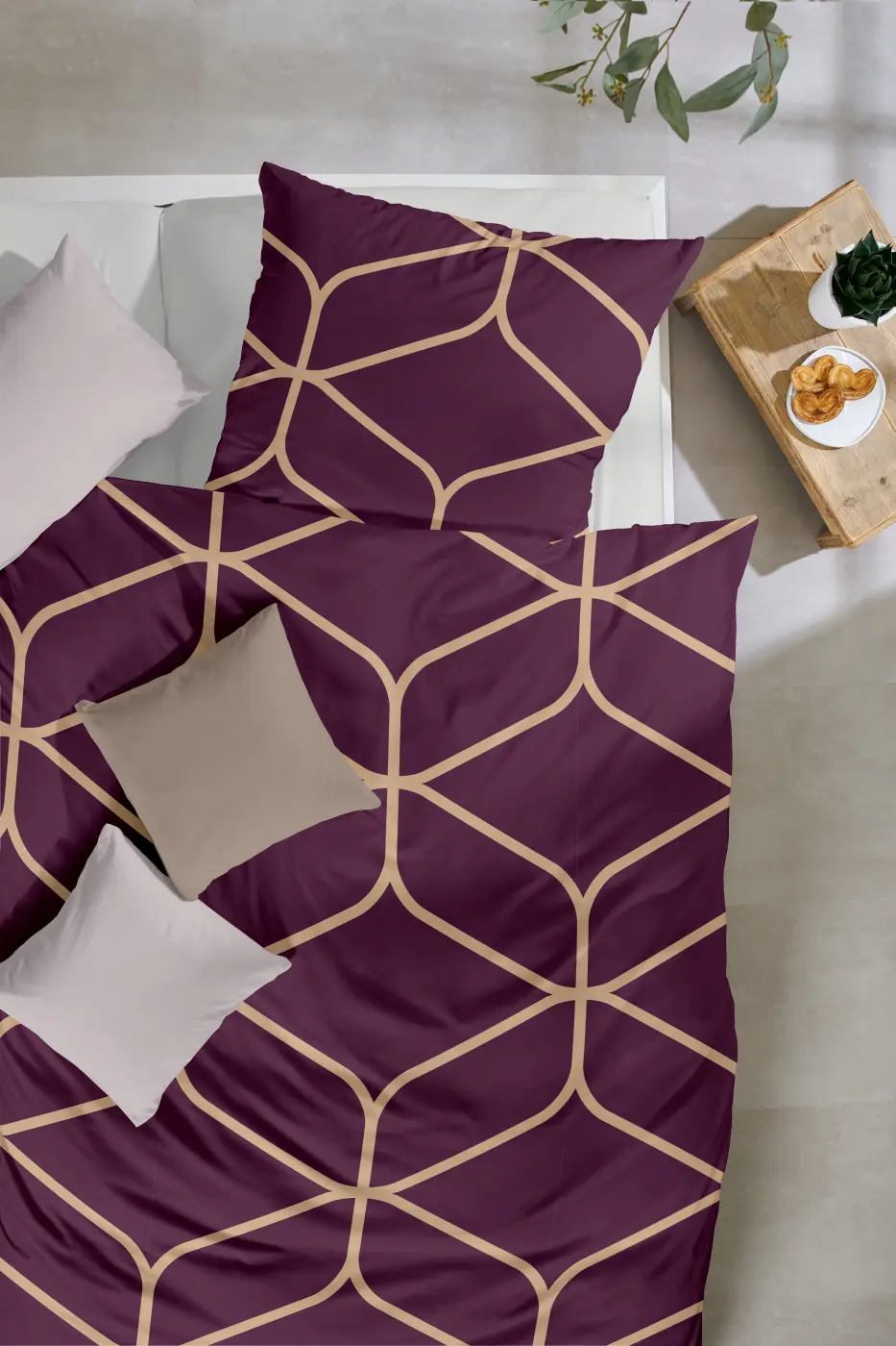 Hahn Edelflanell-Bettwäsche 155x220cm