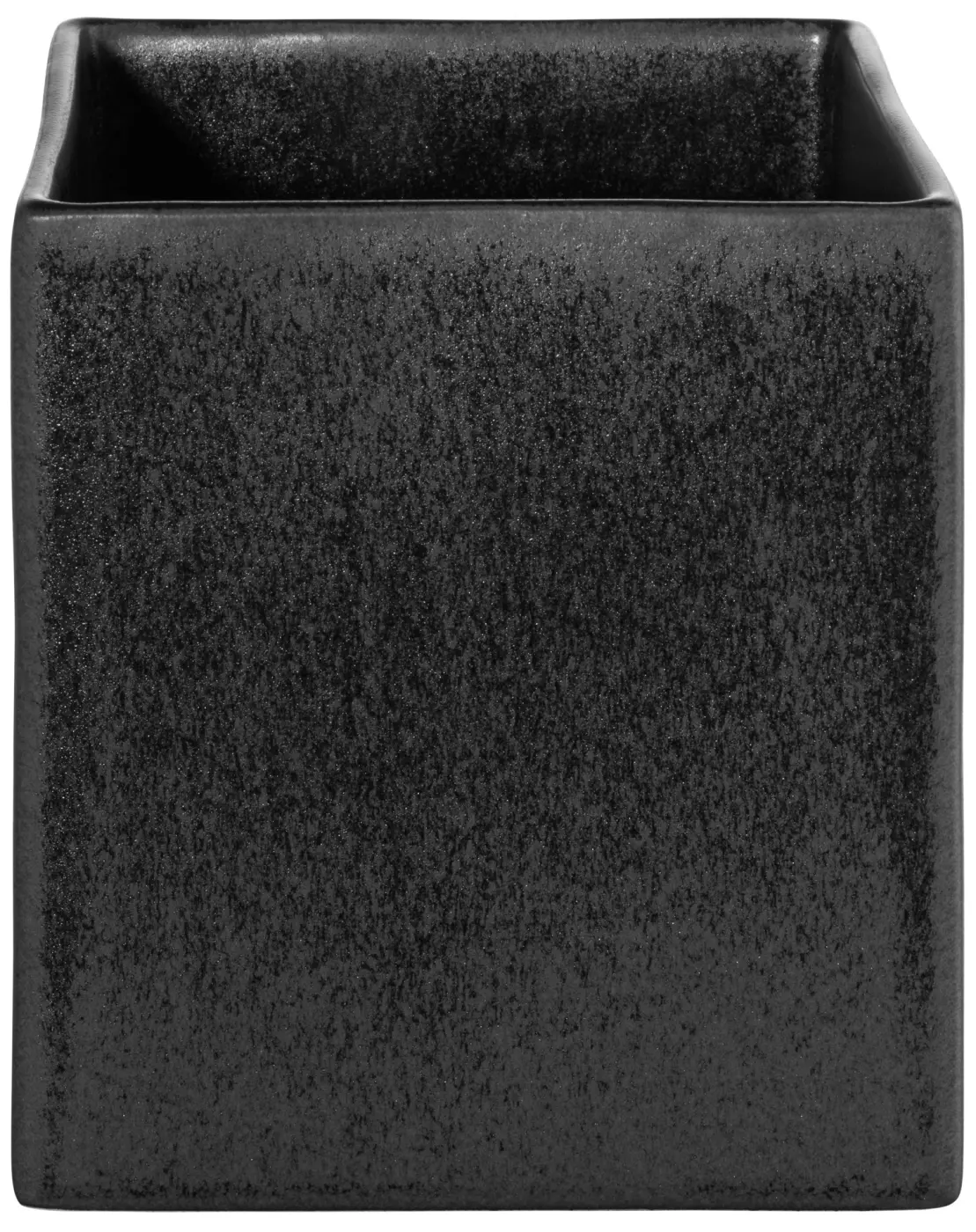 ASA Übertopf quadro schwarz matt 15 x 15 cm, H. 15 cm