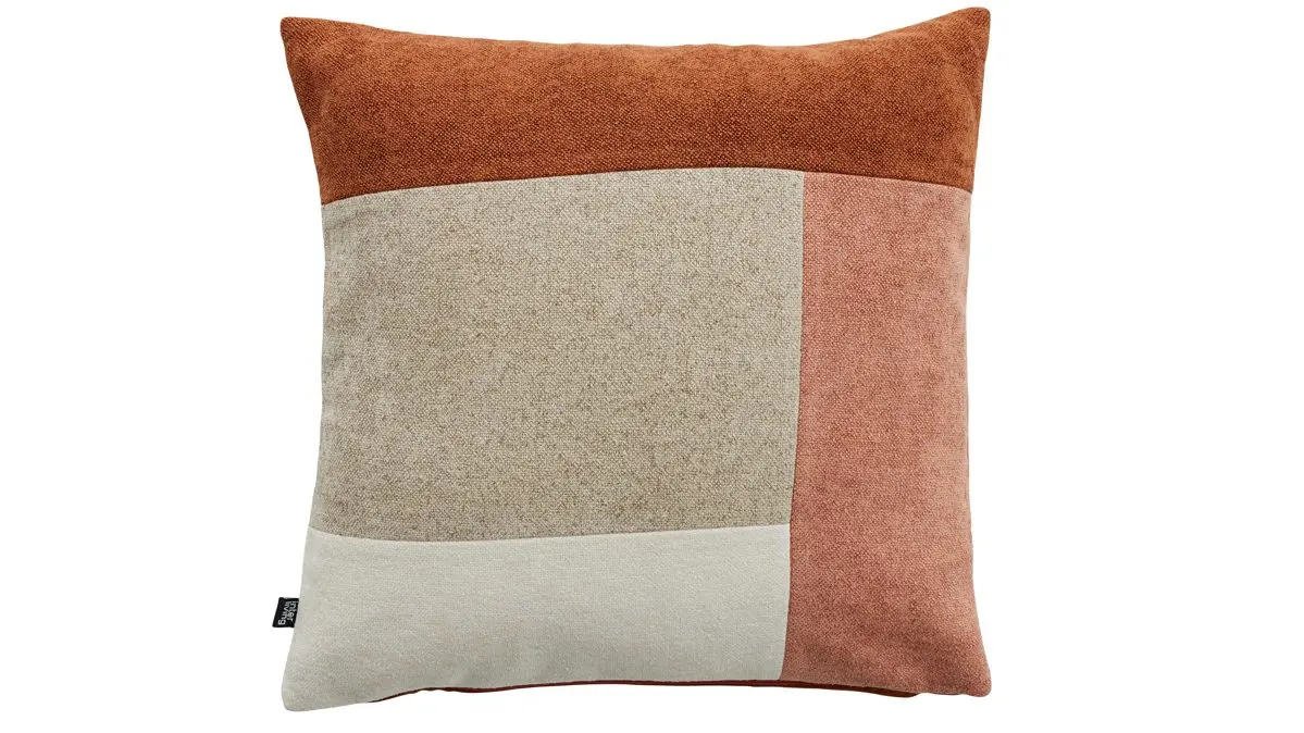 Interliving Zierkissenhülle Serie 9127 sand & rosé 45 x 45 cm