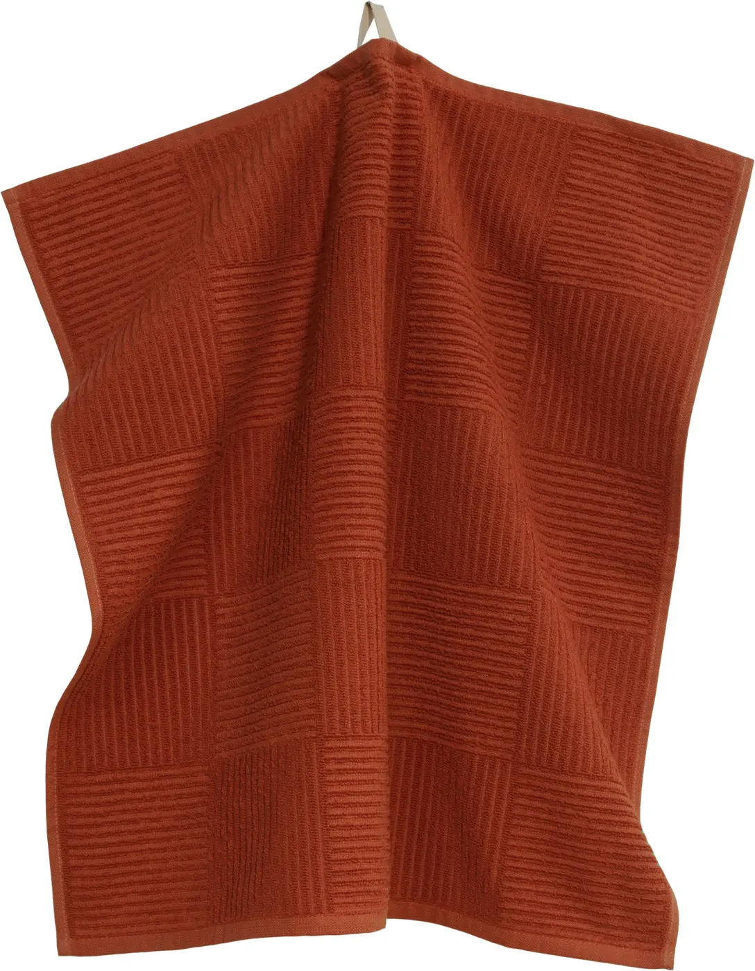 Sander K-Tuch Frottier Adam burnt sienna 50 x 50