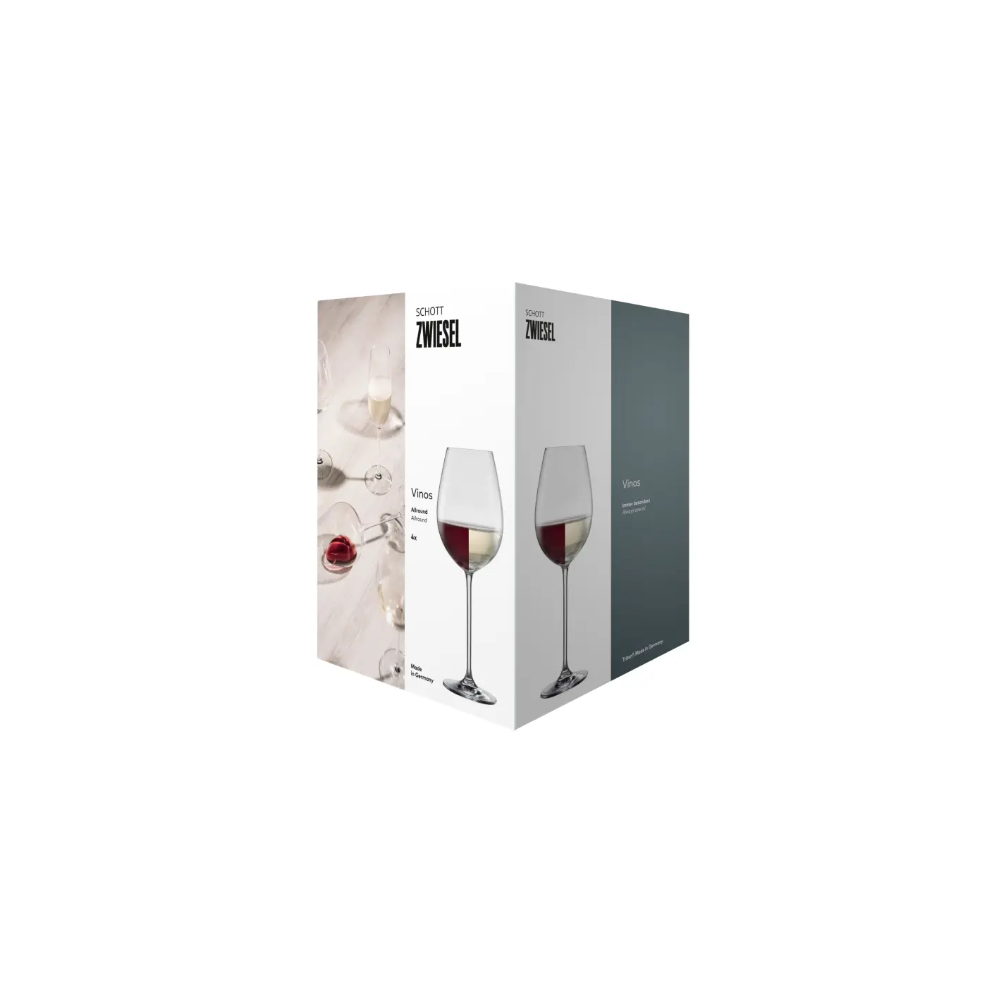 Zwiesel 4er Universal-Weinglasset Vinos Tritan kristall