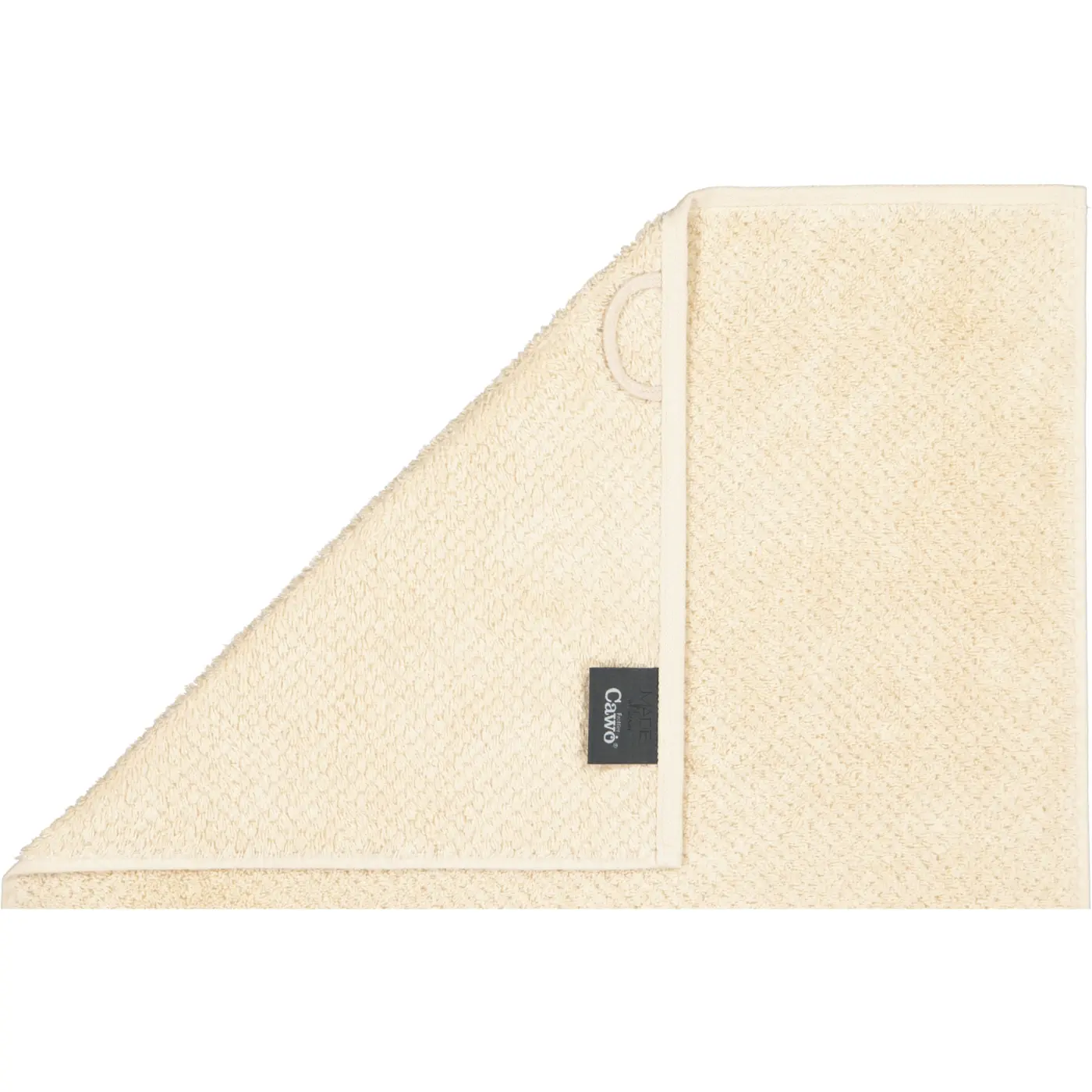 Cawö Handtuch Pure Uni beige 50/100 cm