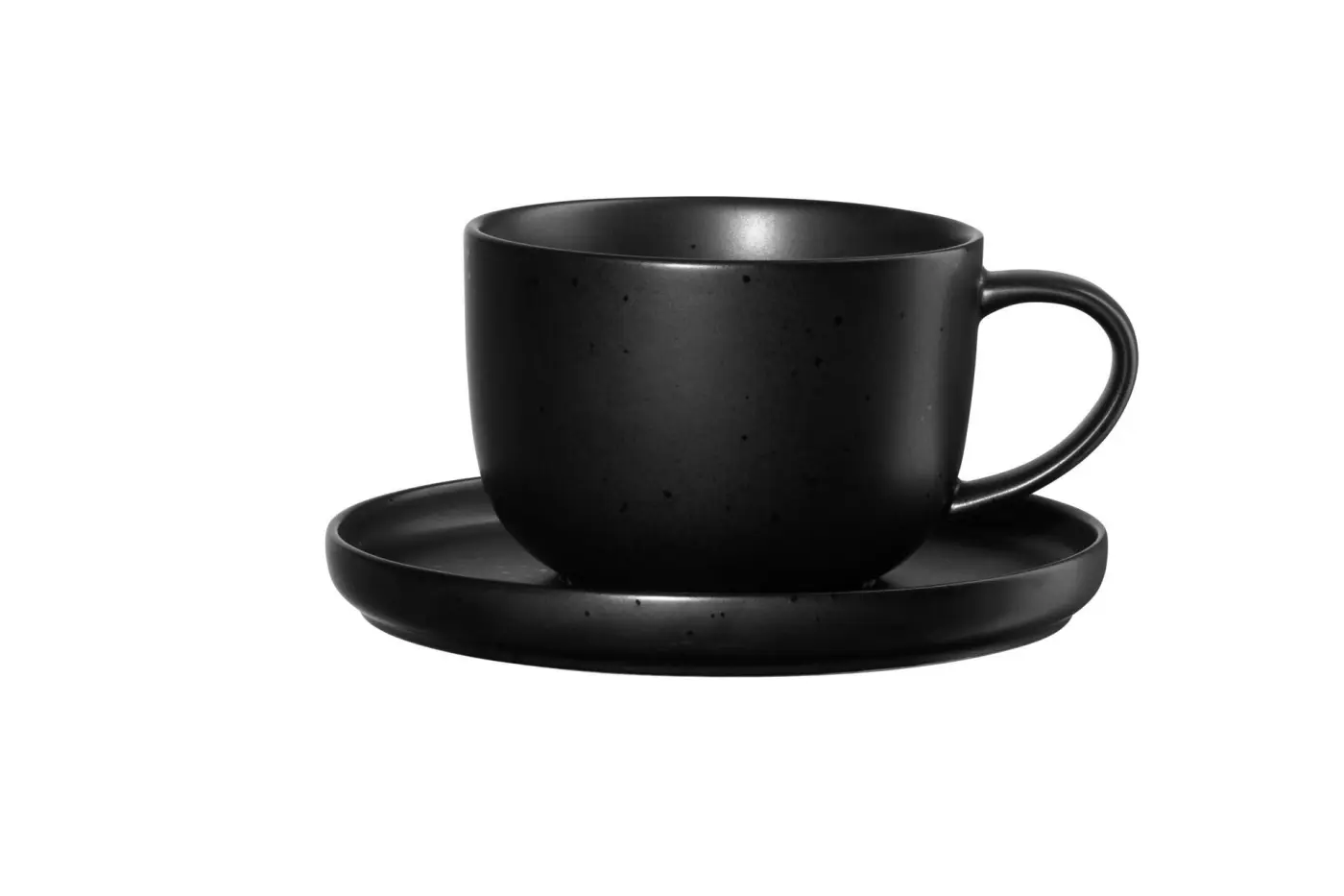 ASA Teetasse coppa schwarz matt D. 9 cm, H. 6,5 cm, 0,2 l.
