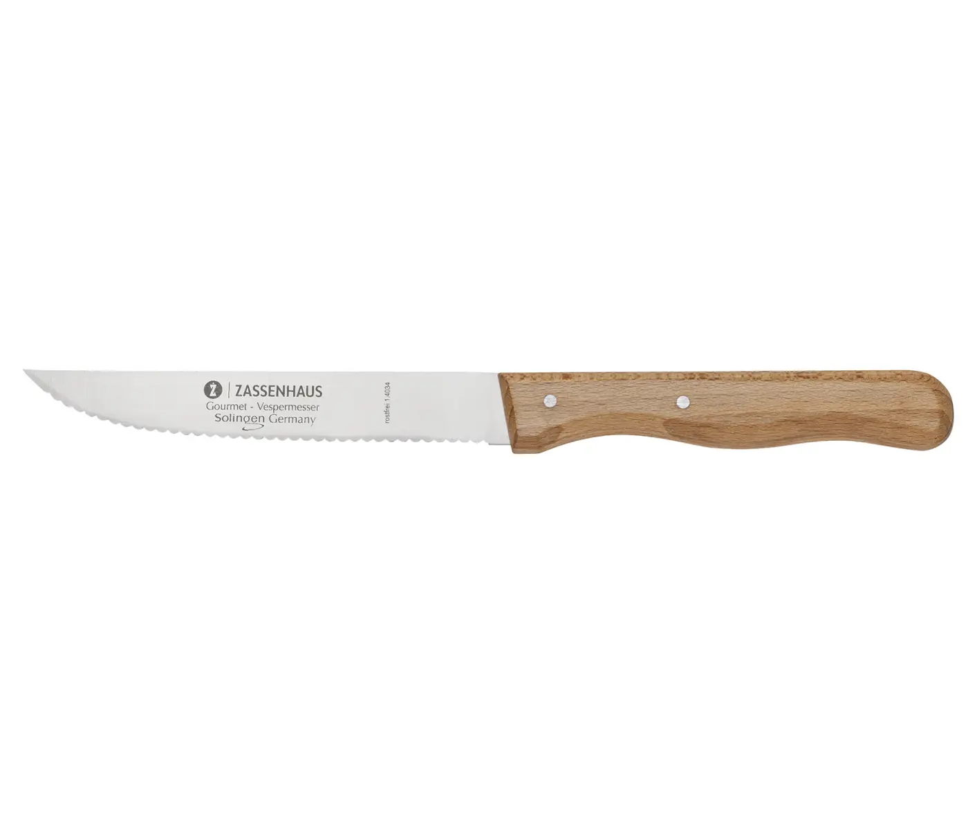 Zassenhaus Gourmet-Vespermesser L23 B1,8 H1 Natur Beige
