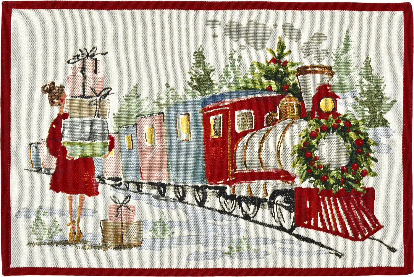 Sander Tischset Xmas Express original 32 x 48 cm