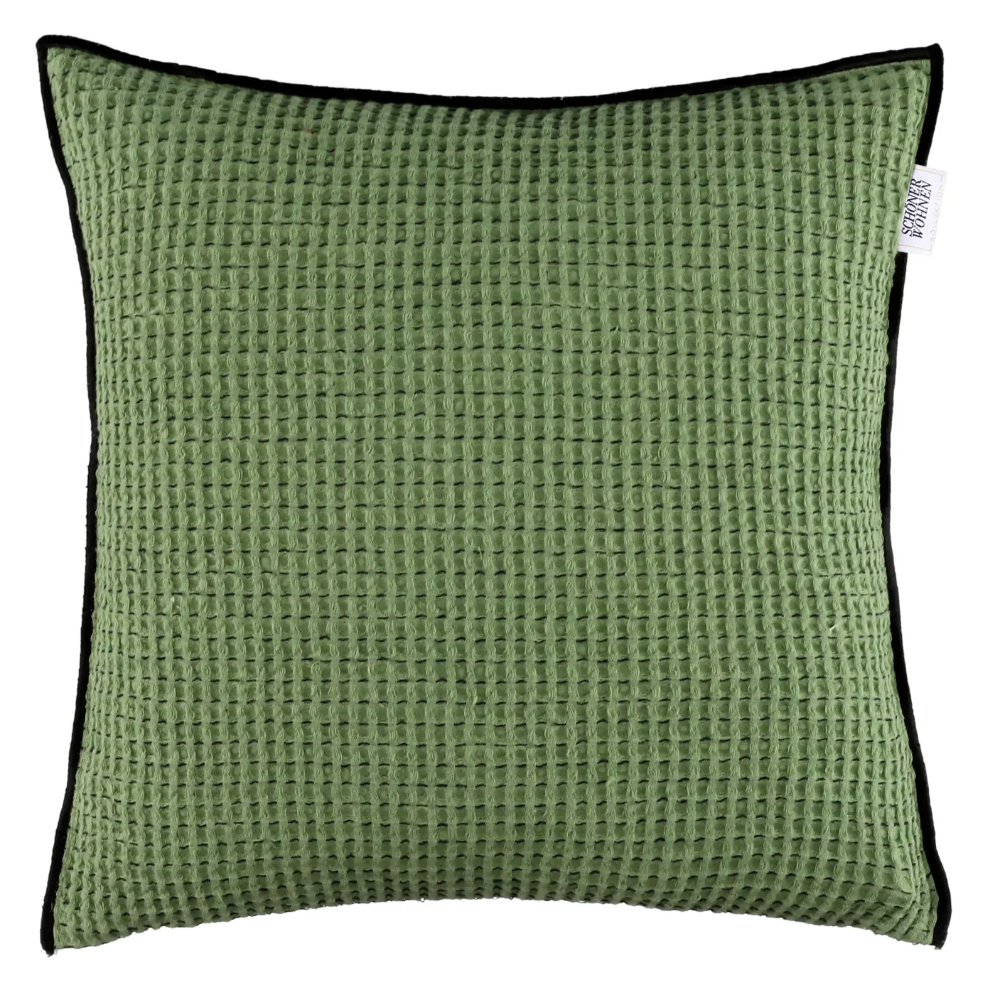 Schöner Wohnen Zierkissenhülle ohne Füllung  Waffelstruktur grün 38x38cm
