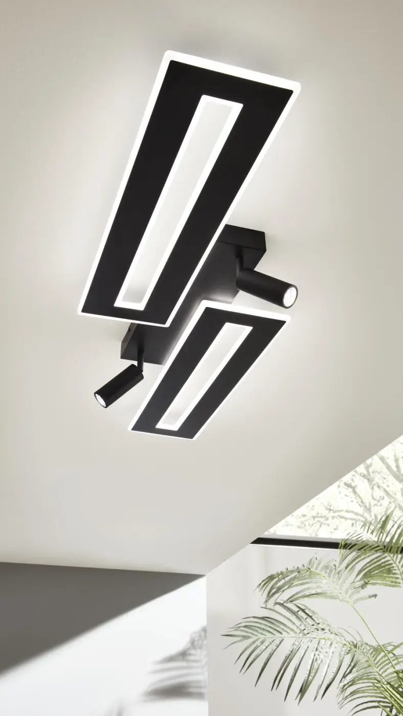 Interliving Deckenleuchte IL 9336 Schwarz
