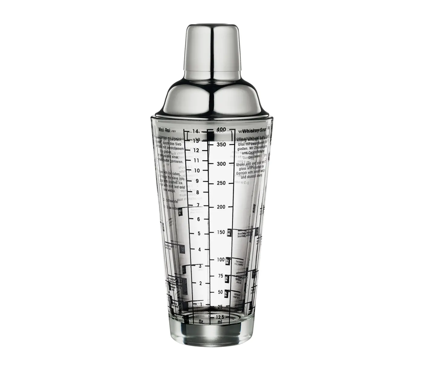 Küchenprofi  Cocktail-Shaker Cocktail-Shaker Glas, Edelstahl