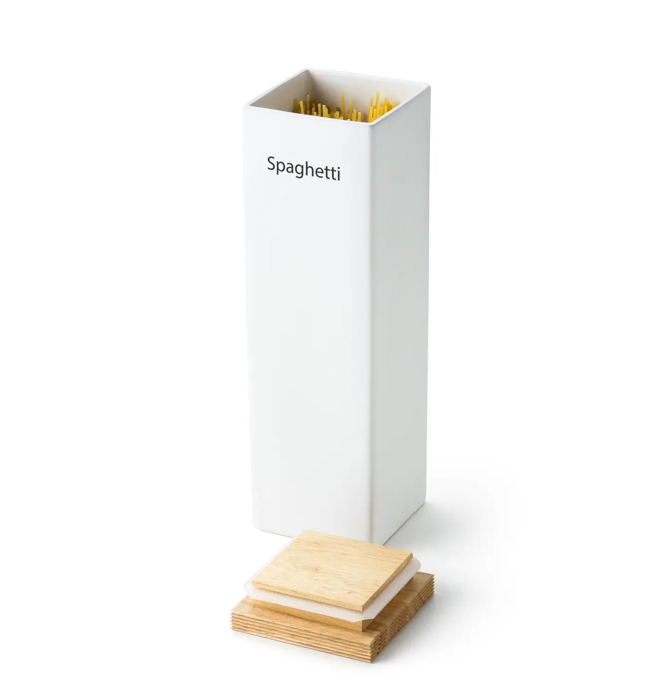 Continenta Vorratsdose Keramik 2500ml weiß 10x10x34 cm